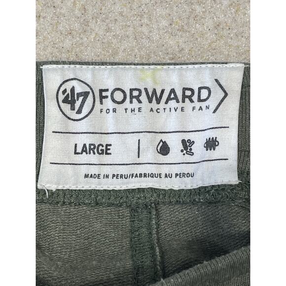 NCAA Oregon Ducks Women's Sz Large '47 Forward Stride Green Capri Pants College - Picture 12 of 14